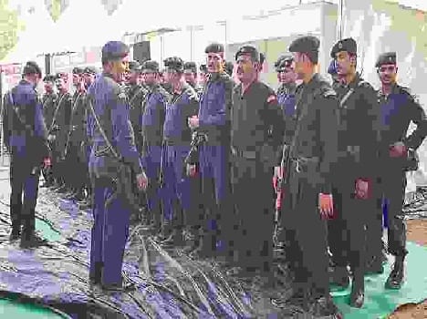 Preparations completed, the inspection officers